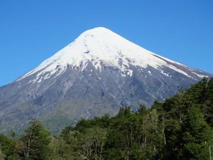 Volcanic peak Osorno