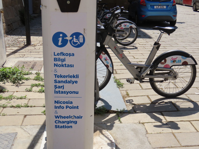 Wheelchair charging stations