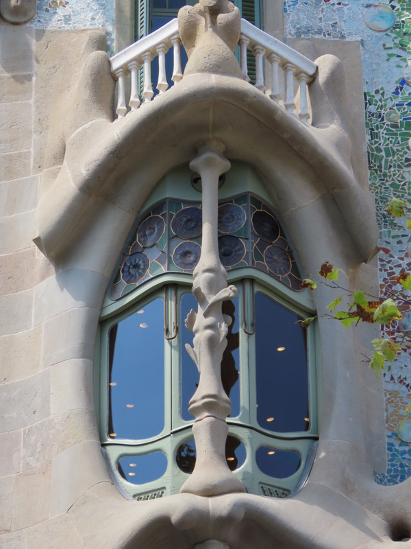Detail of Gaudi building