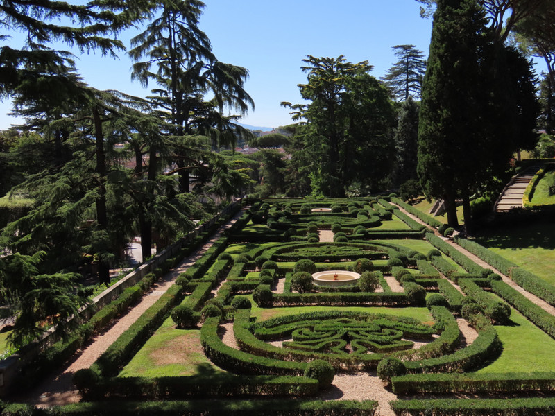 Vatican gardens - the Italian garden