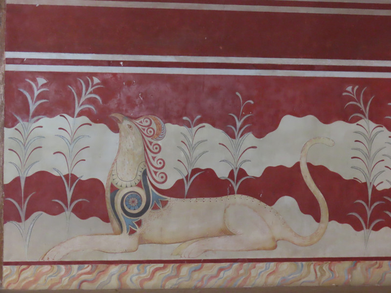Knossos - beautiful illustration of a Griffin