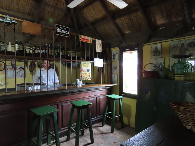 Workers bar at Estancia San Lorenzo museum