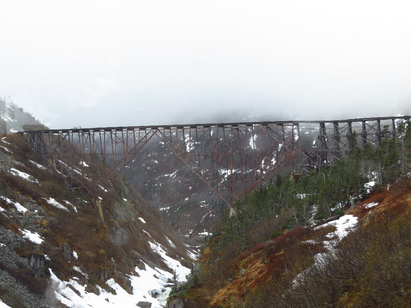 An original bridge for the White Horse Pass Railway