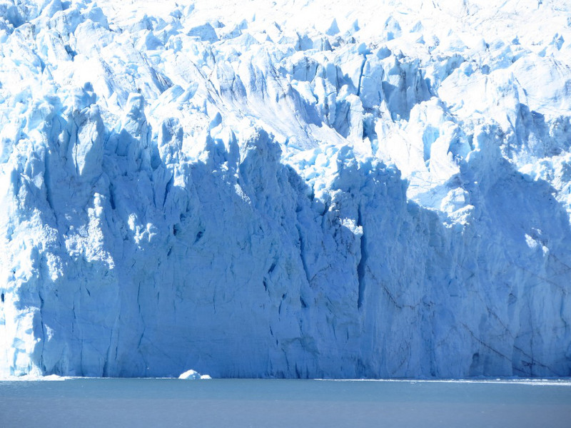 Glacier 'face' 250 feet above water. 