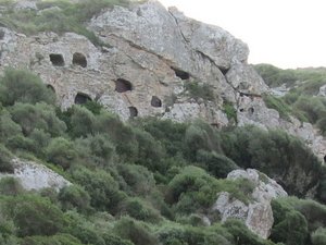 The burial caves