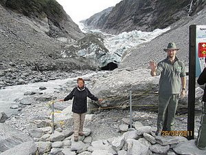 Franz Josef Glacier behind me
