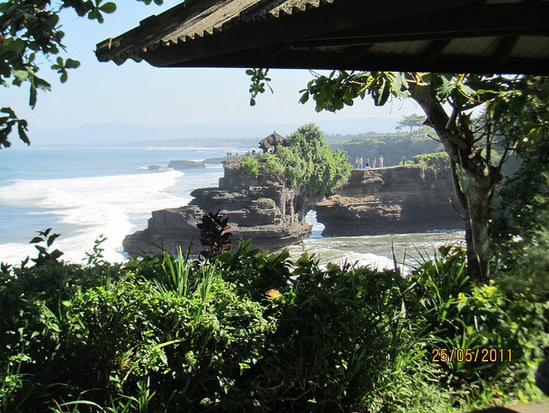 Tanah Lot in a beautiful position