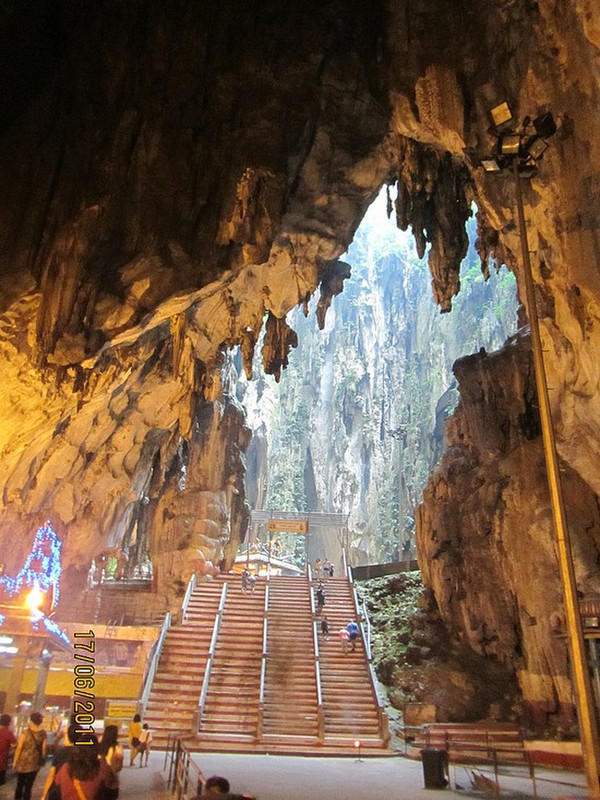 Inside Batu cave