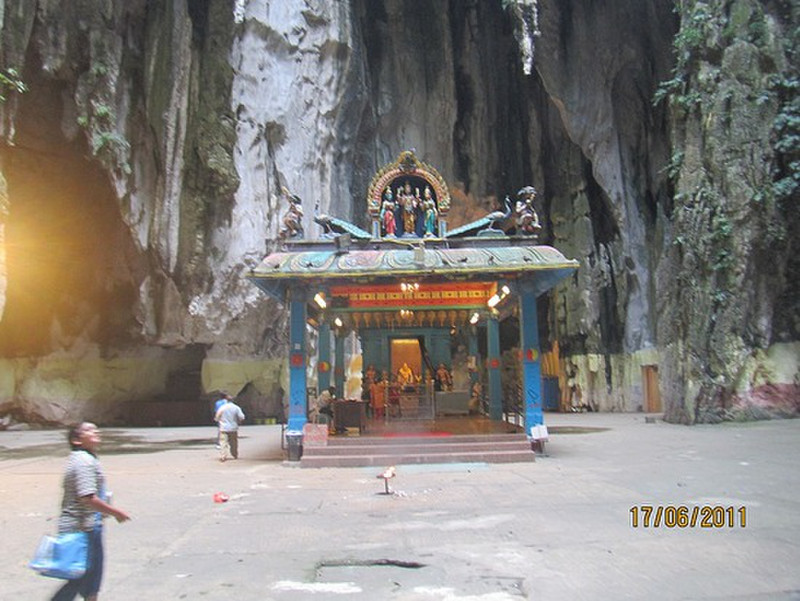 A Temple in the cave centre