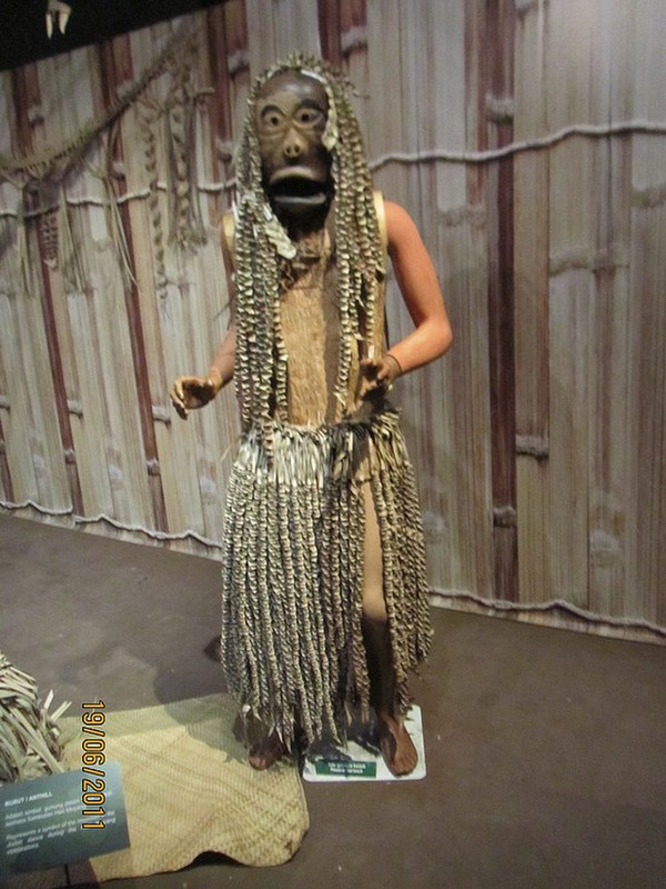 Orang Asli wearing mask