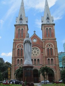 Notre Dame look alike in HCMC