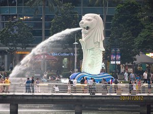 The Merlion, symbol of Singapore