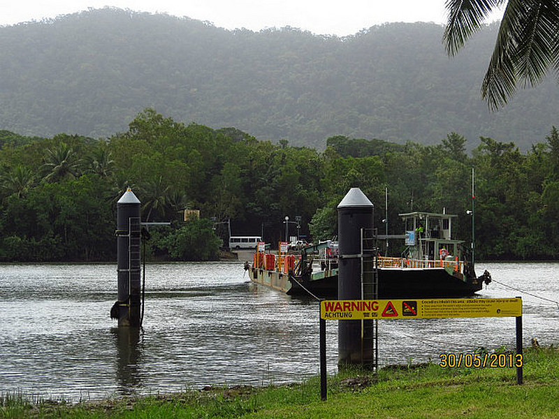 Ferry at Daintree River