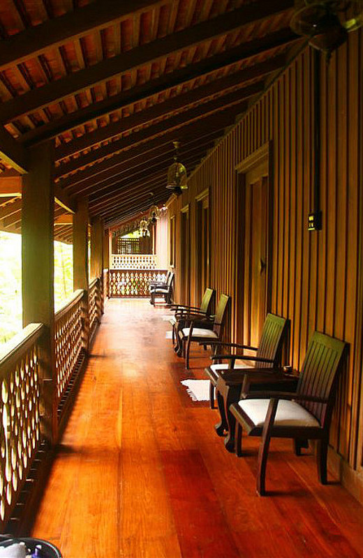 Our verandah at Le Bel Air