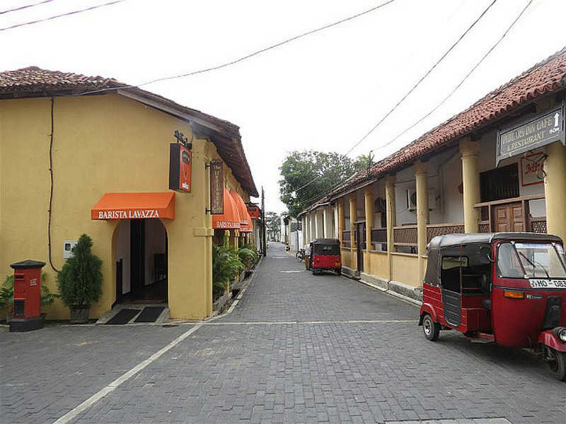 Narrow streets in Galle