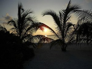 Sunset on the island