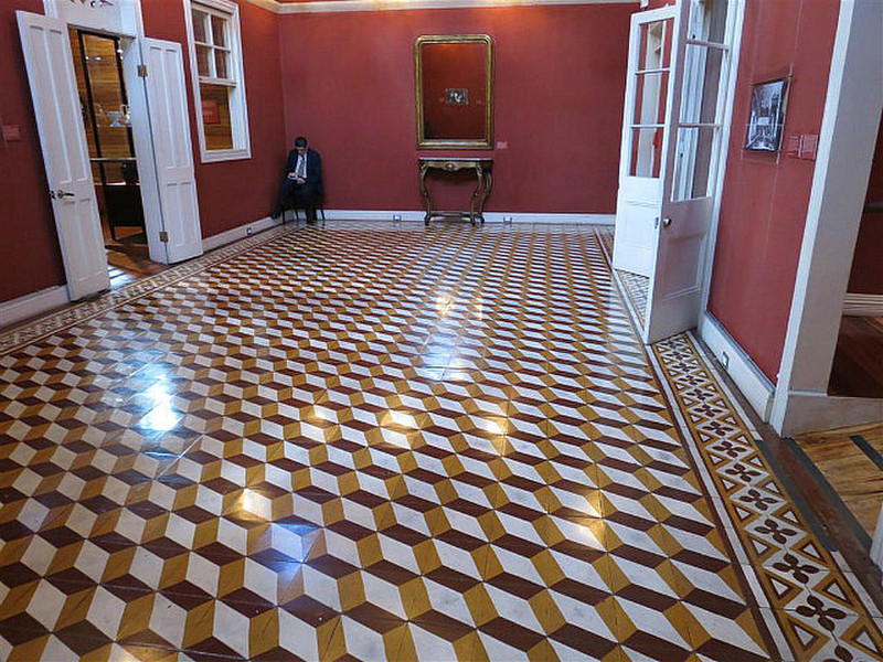 Superb tile floor in Museum