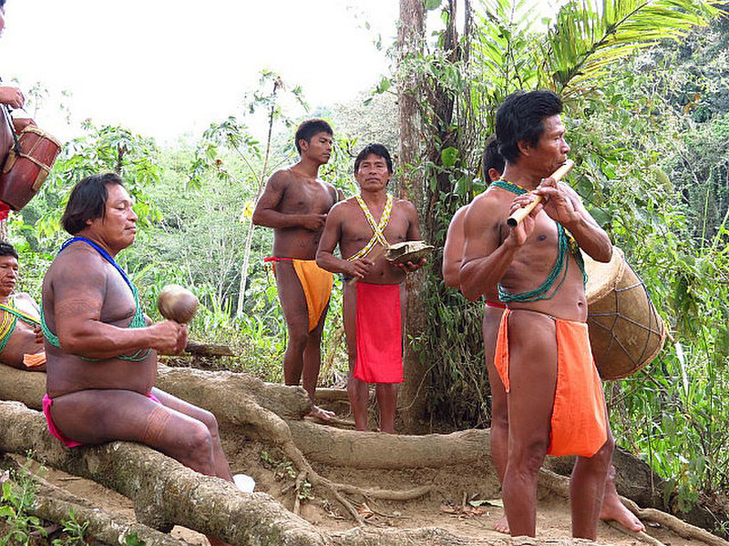 The Embera welcome band