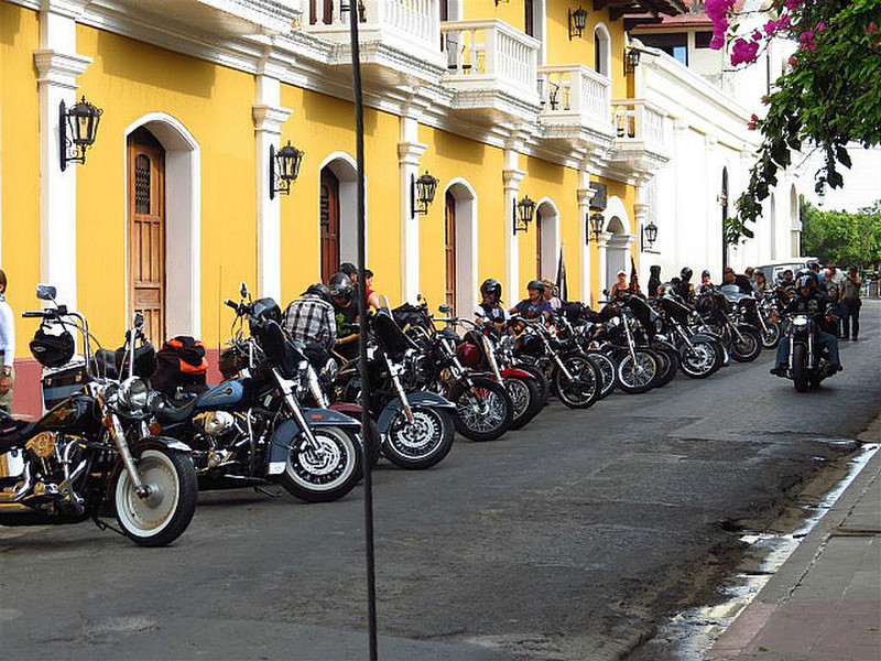 Costa Rica Harley Davidson chapter in town