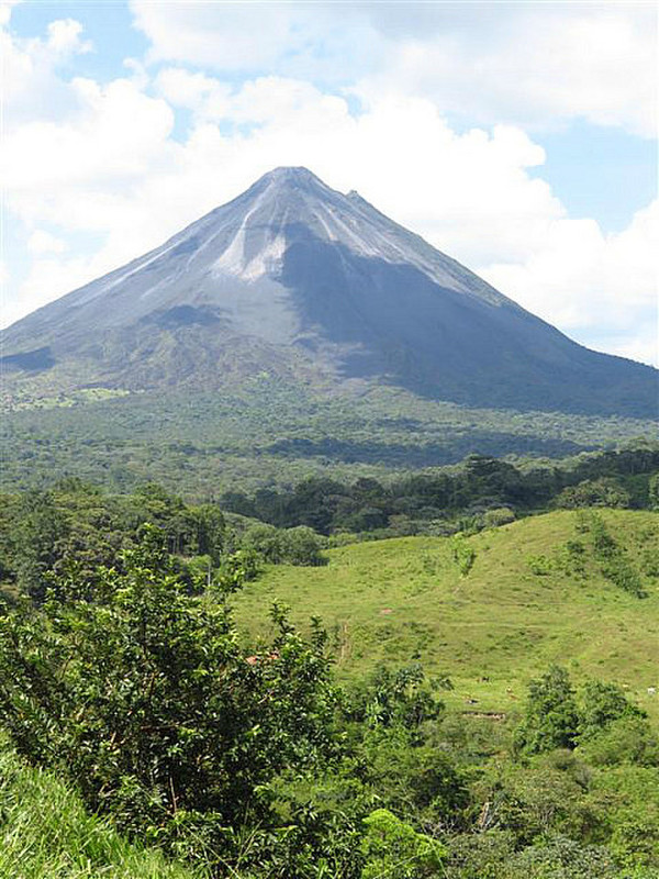 Arenal Volcano from room