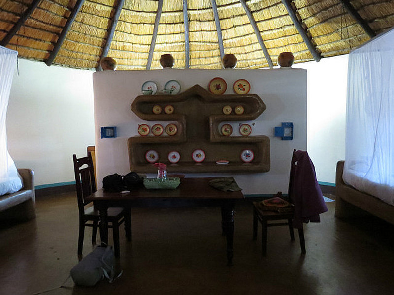 Inside our Bakalanga Hut
