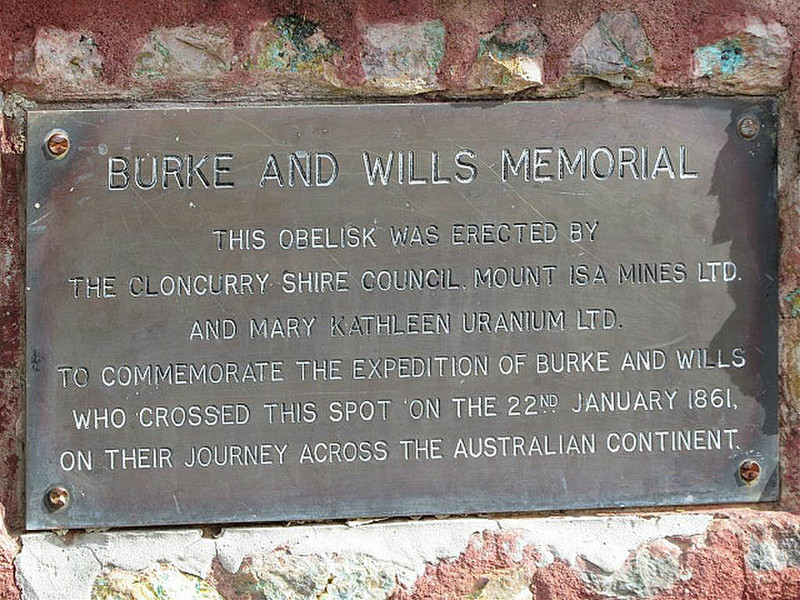 Burke and Wills died exploring this area