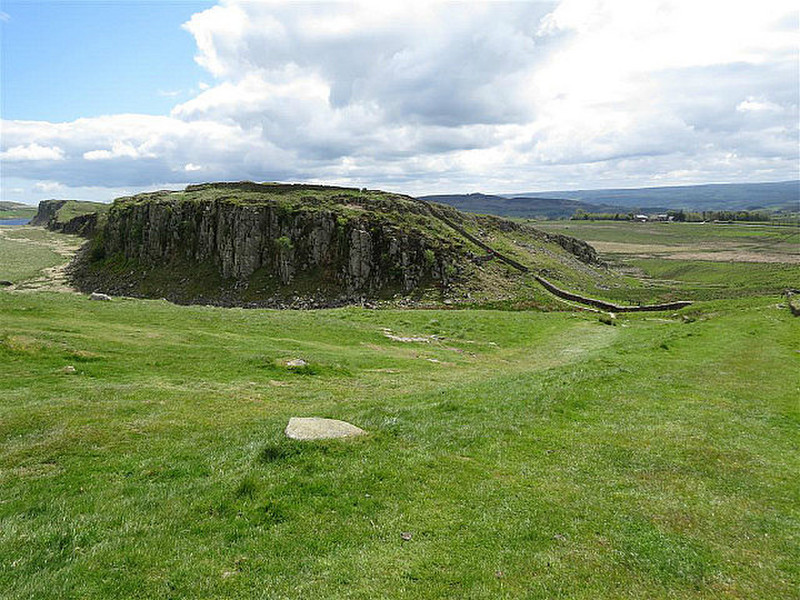 Hadrian&#39;s Wall marching up hills and down dales