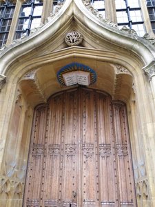 College door in Oxford