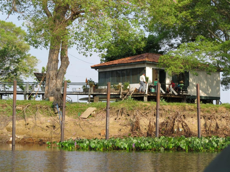 Typical house on stilts