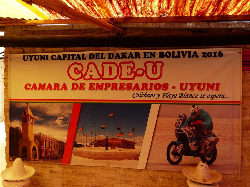 Poster for 2016 Dakar Motorbike rally