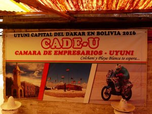 Poster for 2016 Dakar Motorbike rally