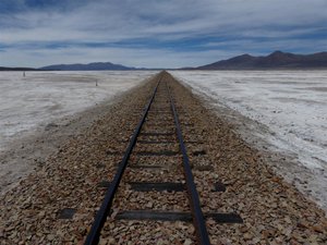 Long distance train line to Chile