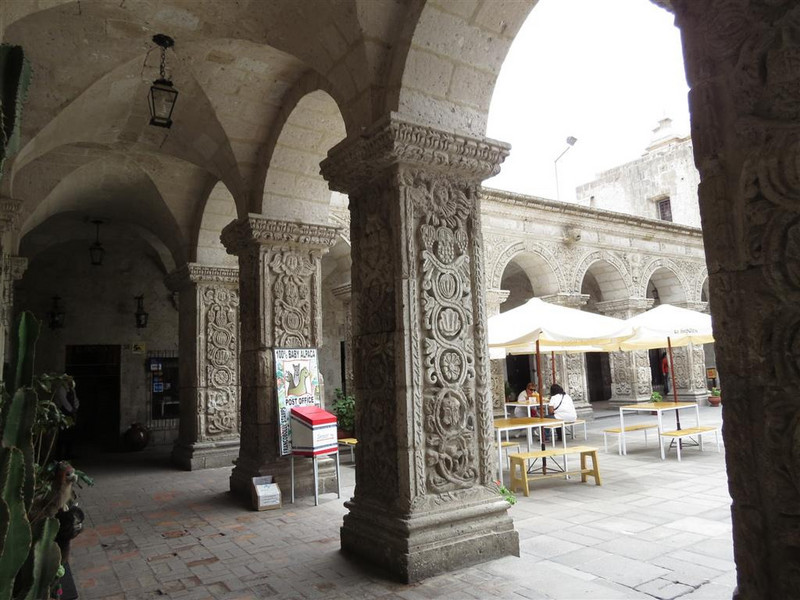 The Jesuit cloisters - now shops.