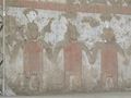 Line of Priests painted on walls