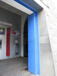 ATM inside Inca stone walls - safe!