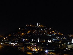 Night view of hill