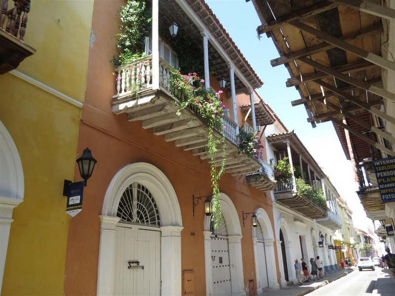Typical Cartagena street scene