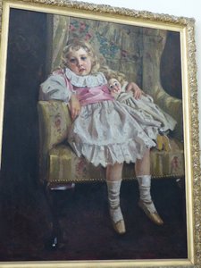 Agatha Christie aged 4