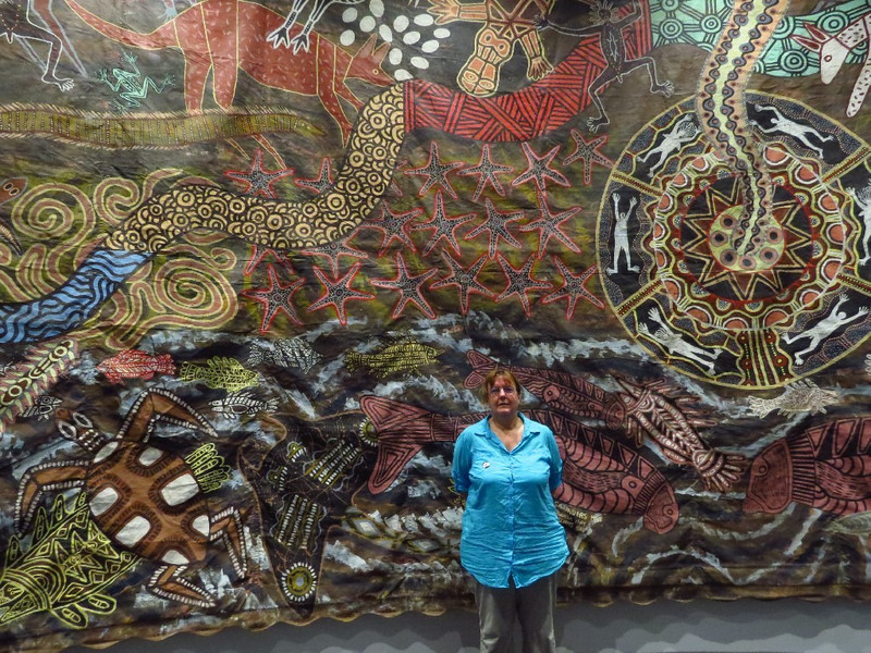 Impressive Aboriginal art in Cairns