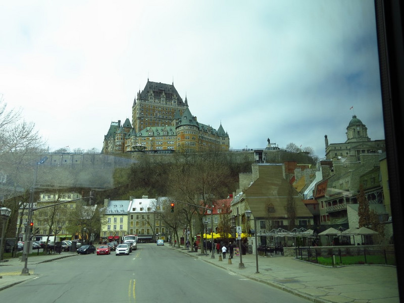 Le Chateau Frontenac from coach.