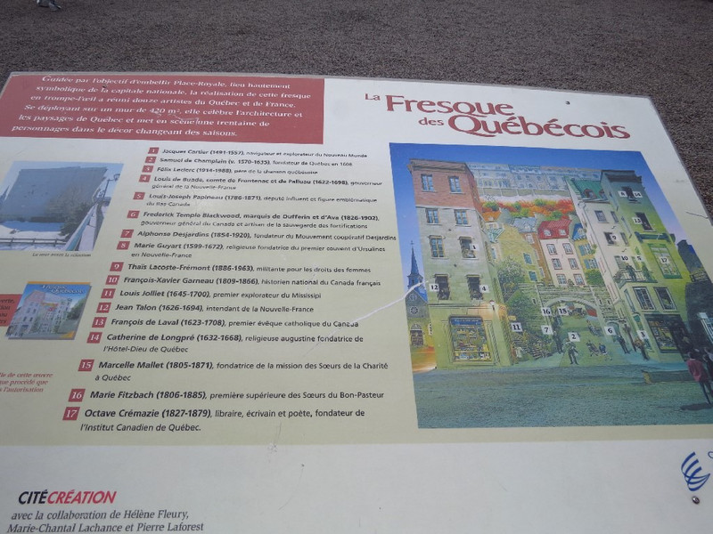 Explanation of city history and painting of mural.