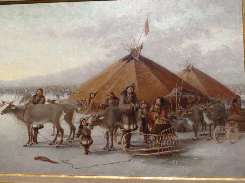 Late 1800s painting depicting life style at that time.