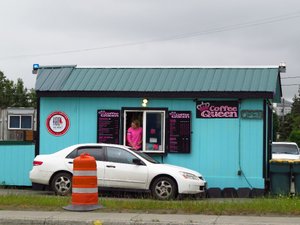 Anchorage drive through coffee shop.