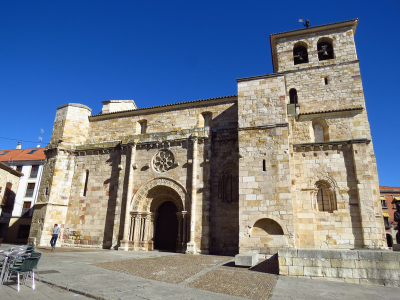 Church in main sqqare Zamora, where all life took place from 12th Century on.