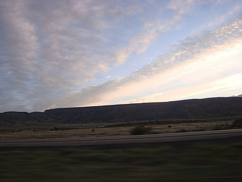 Sunrise east of Gallup, NM