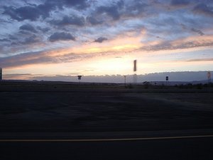 Sunrise east of Gallup, NM