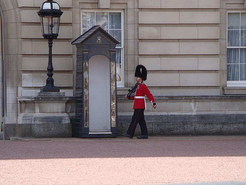 Guard walking