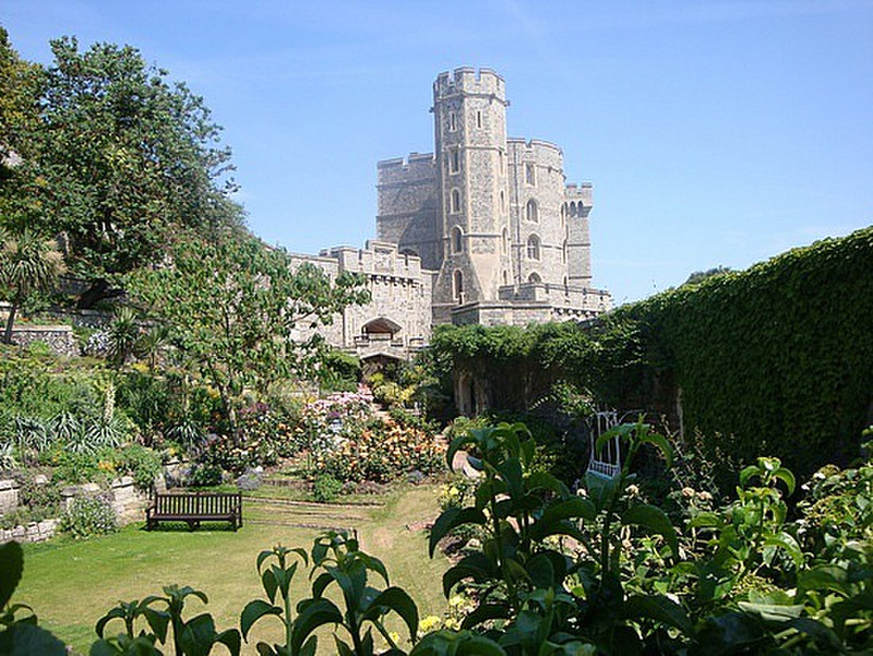 Windsor Castle and the garden
