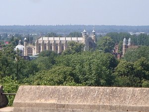 View of Eton College from Windsor Castle