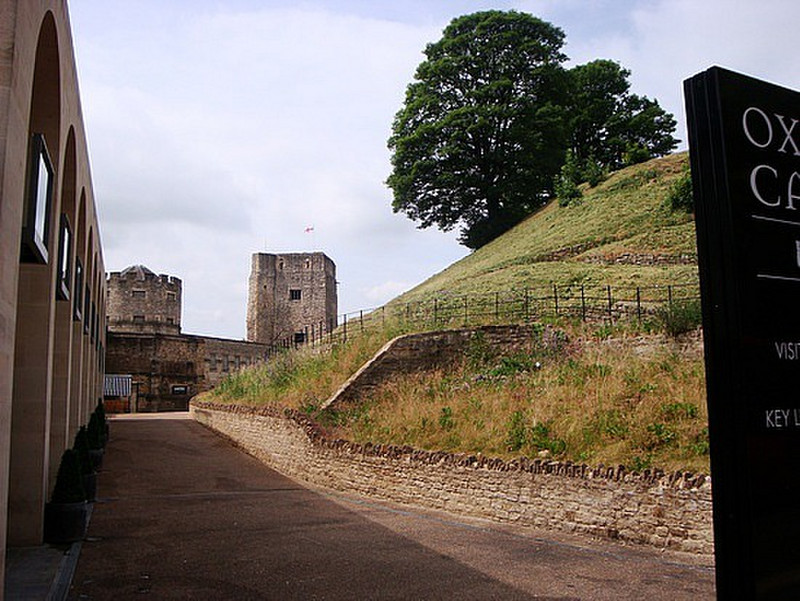 Oxford Castle and mound